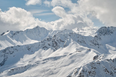 Skiing in Arosa, Swiss Apls, Switzerland