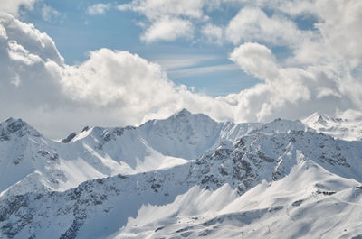 Skiing in Arosa, Swiss Apls, Switzerland