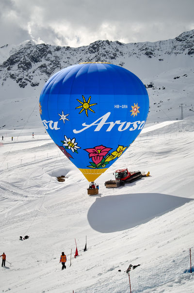 Skiing in Arosa, Swiss Apls, Switzerland