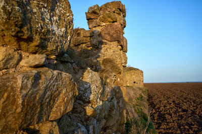 Barnes Castle, East Lothian, Scotland