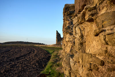 Barnes Castle, East Lothian, Scotland