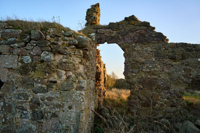 Barnes Castle, East Lothian, Scotland