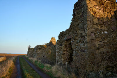 Barnes Castle, East Lothian, Scotland