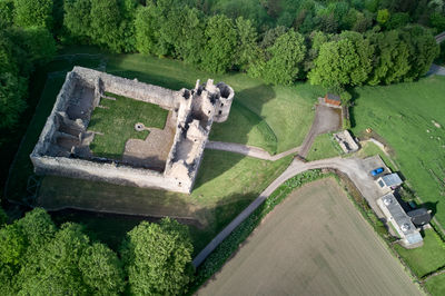 Balvenie Castle from the air