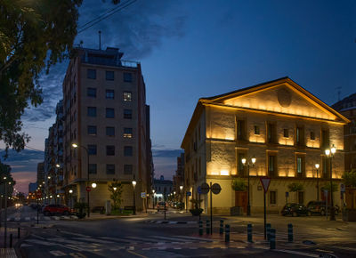 Night at Cullera streets