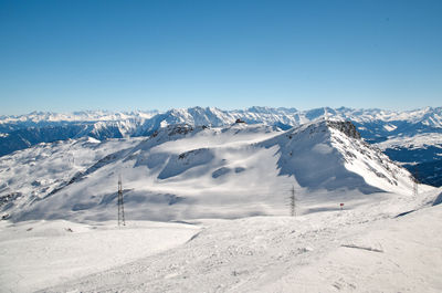 Sky Mountain Snow Slope Ice cap Geological phenomenon