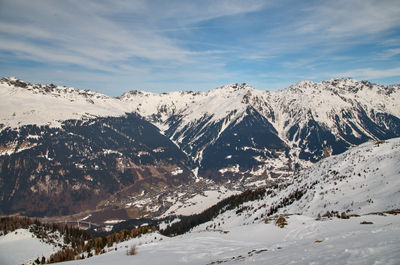 Cloud Sky Mountain Snow Nature Slope