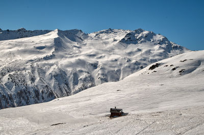 Sky Snow Mountain Slope Highland Terrain