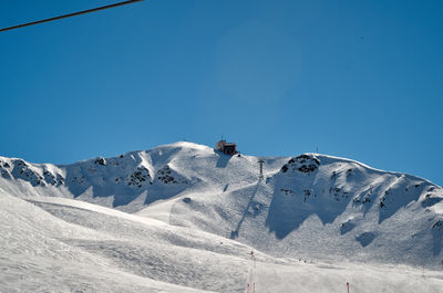 Sky Mountain Snow Slope Outdoor recreation Glacial landform