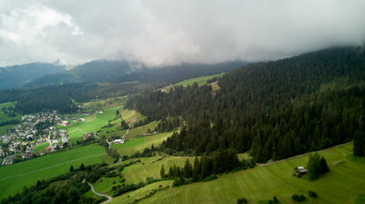 A village in Swiss Alps