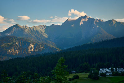 A mountain landscape - Swiss Alps