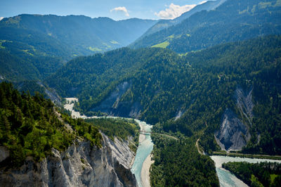 A landscape in Swiss Alps