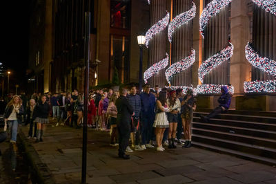 Halloween in Edinburgh - Person Pedestrian Clothing Lighting Dress Crowd