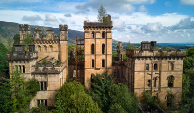 Lennox Castle from the air