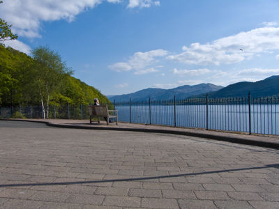 On the West Highland Way along Loch Lomond