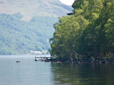 Camping on Loch Rannoch in summer