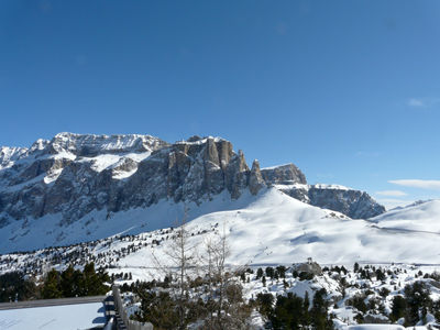 Skiing in Dolomites