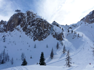 Skiing in Dolomites