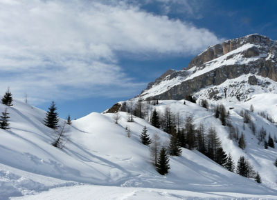 Skiing in Dolomites