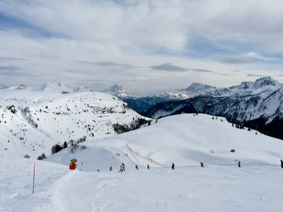 Skiing in Dolomites