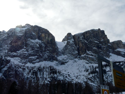 Skiing in Dolomites