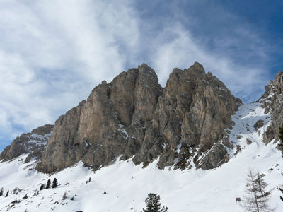 Skiing in Dolomites