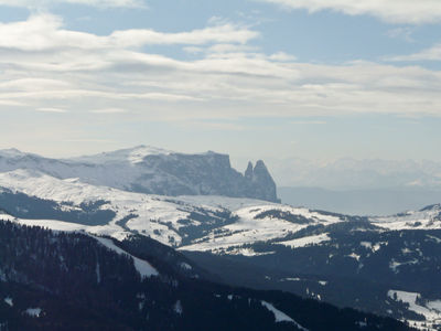 Skiing in Dolomites