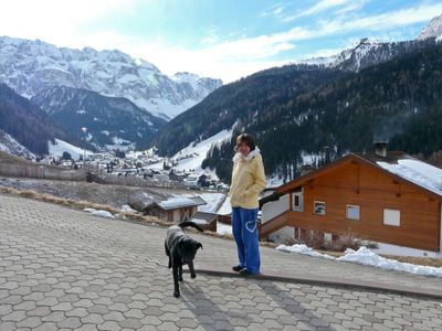 Skiing in Dolomites