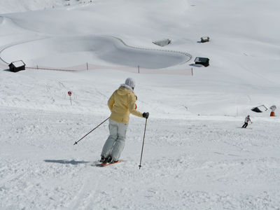 Skiing in Dolomites