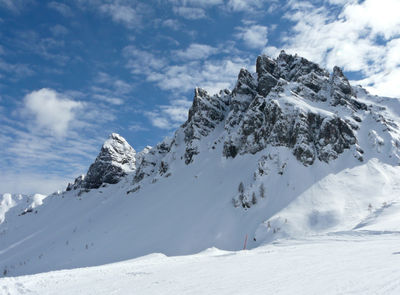 Skiing in Dolomites