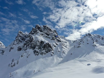 Skiing in Dolomites