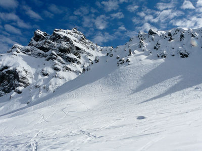 Skiing in Dolomites