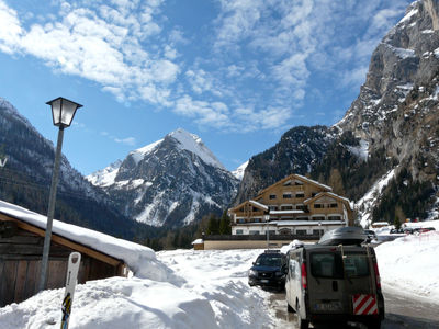 Skiing in Dolomites