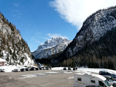 Skiing in Dolomites