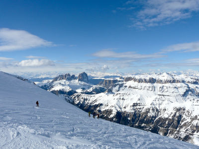 Skiing in Dolomites