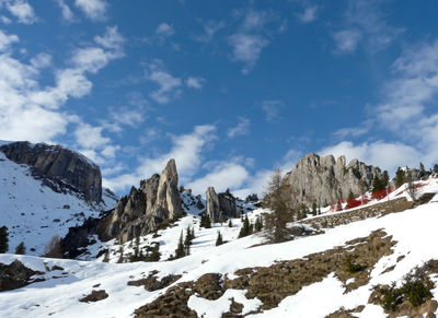 Skiing in Dolomites