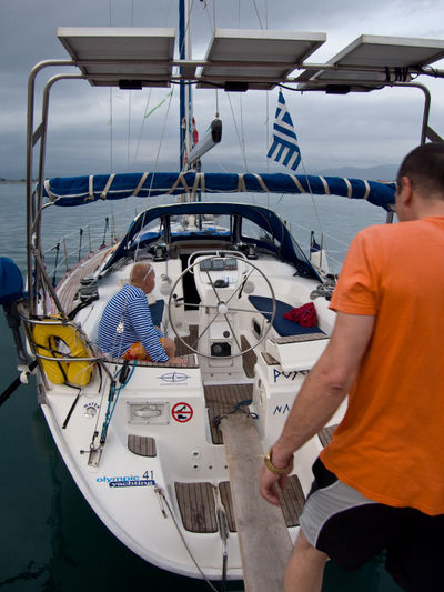 Sailing in the Aegean Sea