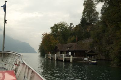 Hiking around Urnersee lake (part of Lake Lucerne)