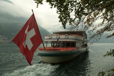 Hiking around Urnersee lake (part of Lake Lucerne)