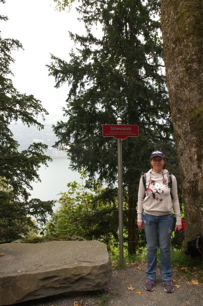 Hiking around Urnersee lake (part of Lake Lucerne)