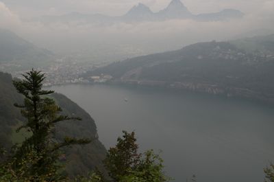 Hiking around Urnersee lake (part of Lake Lucerne)