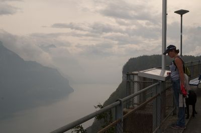 Hiking around Urnersee lake (part of Lake Lucerne)