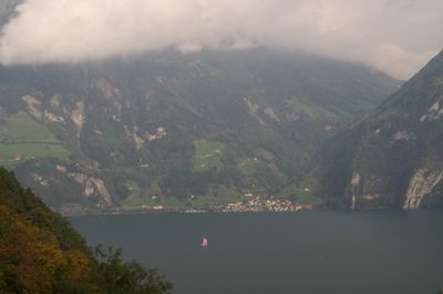 Hiking around Urnersee lake (part of Lake Lucerne)