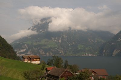 Hiking around Urnersee lake (part of Lake Lucerne)