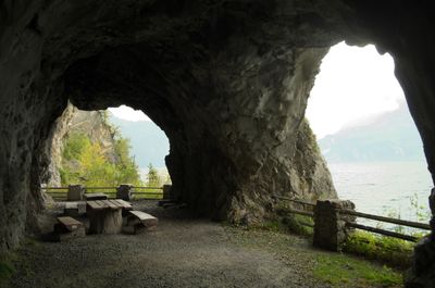 Hiking around Urnersee lake (part of Lake Lucerne)