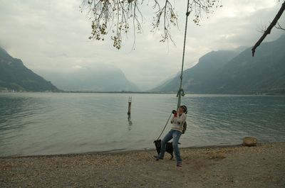 Hiking around Urnersee lake (part of Lake Lucerne)