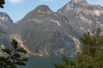 Hiking around Urnersee lake (part of Lake Lucerne)