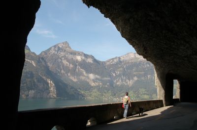 Hiking around Urnersee lake (part of Lake Lucerne)