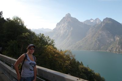 Hiking around Urnersee lake (part of Lake Lucerne)