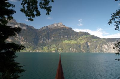 Hiking around Urnersee lake (part of Lake Lucerne)